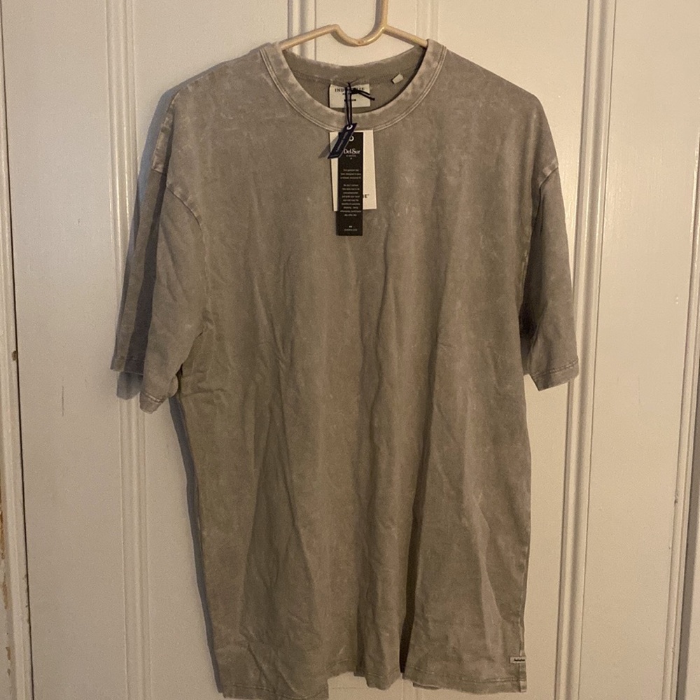 Industrie AUS oversized tee. (Washed grey)